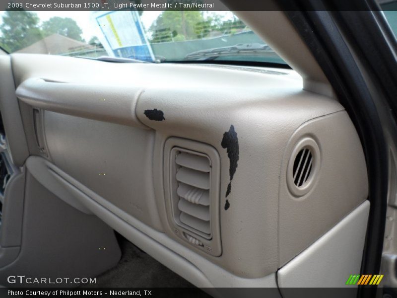 Light Pewter Metallic / Tan/Neutral 2003 Chevrolet Suburban 1500 LT