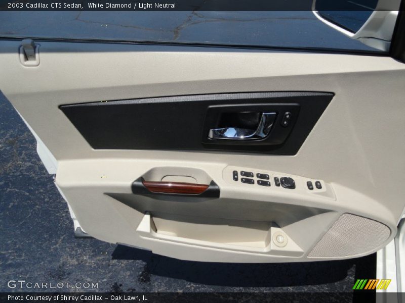 White Diamond / Light Neutral 2003 Cadillac CTS Sedan