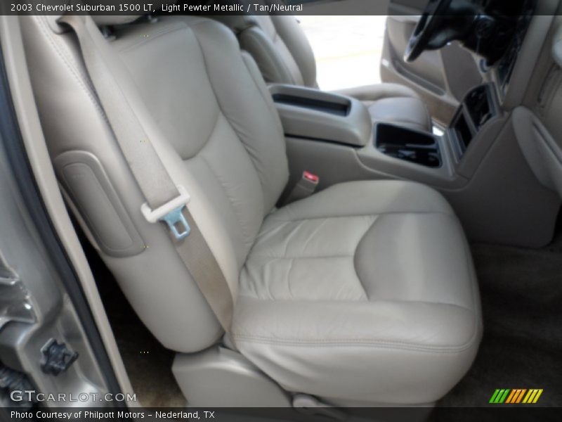 Light Pewter Metallic / Tan/Neutral 2003 Chevrolet Suburban 1500 LT