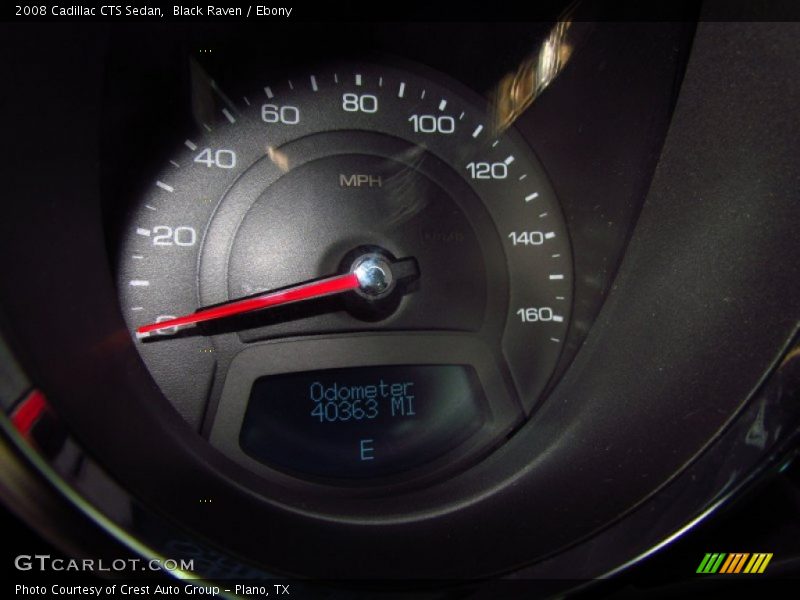 Black Raven / Ebony 2008 Cadillac CTS Sedan