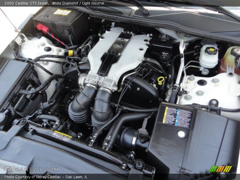 White Diamond / Light Neutral 2003 Cadillac CTS Sedan
