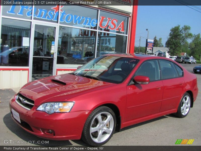 Garnet Red Pearl / Off-Black 2006 Subaru Legacy 2.5 GT Limited Sedan
