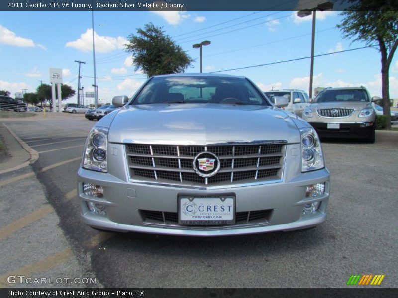 Radiant Silver Metallic / Ebony 2011 Cadillac STS V6 Luxury