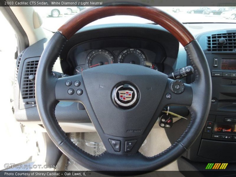 White Diamond / Light Neutral 2003 Cadillac CTS Sedan