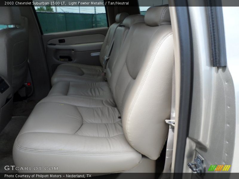 Light Pewter Metallic / Tan/Neutral 2003 Chevrolet Suburban 1500 LT