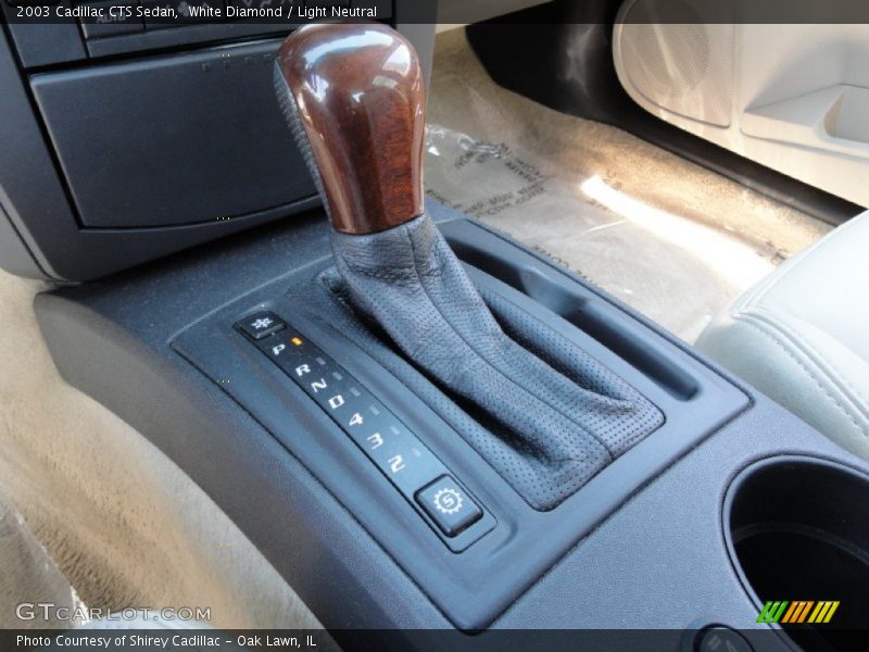 White Diamond / Light Neutral 2003 Cadillac CTS Sedan
