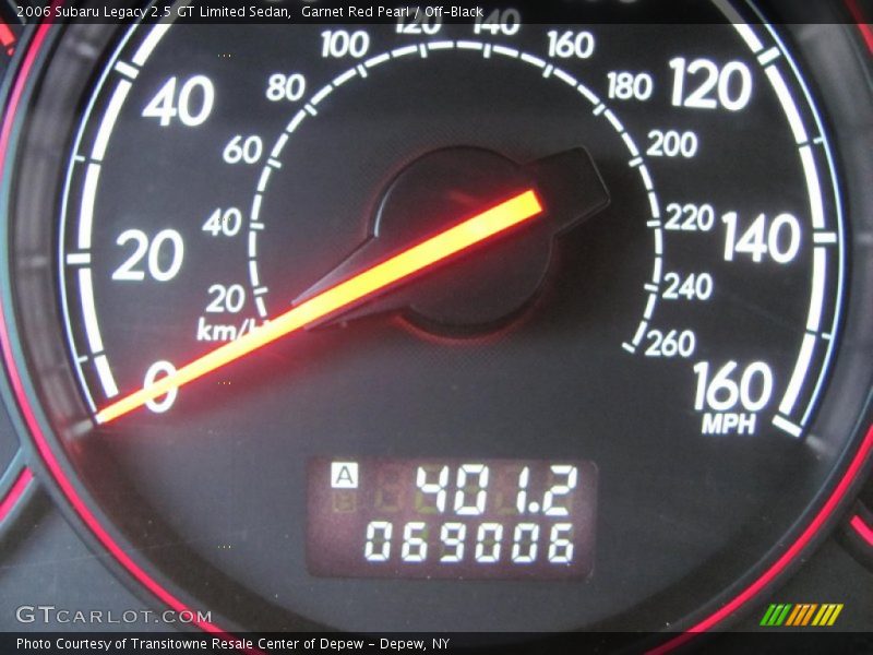 Garnet Red Pearl / Off-Black 2006 Subaru Legacy 2.5 GT Limited Sedan