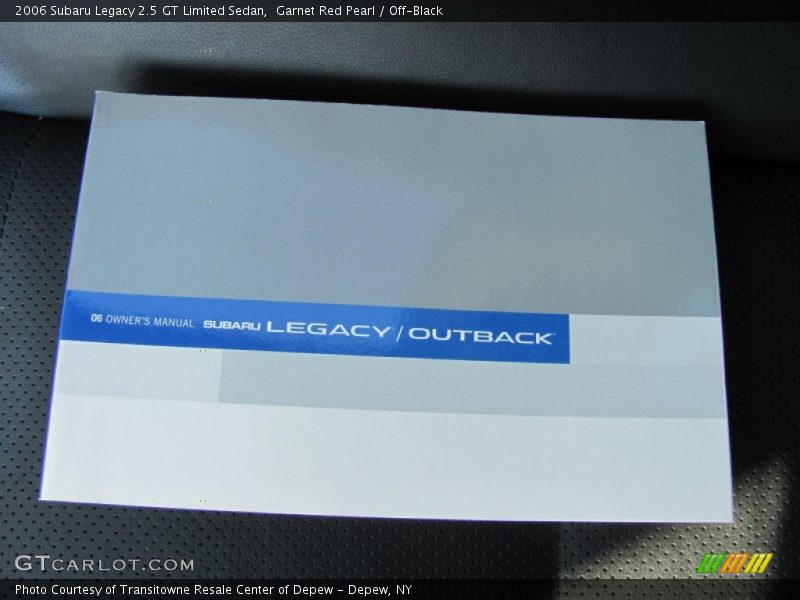 Garnet Red Pearl / Off-Black 2006 Subaru Legacy 2.5 GT Limited Sedan