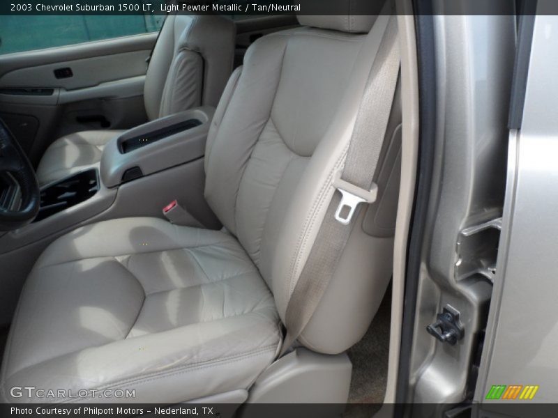 Light Pewter Metallic / Tan/Neutral 2003 Chevrolet Suburban 1500 LT