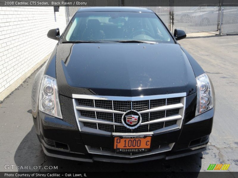 Black Raven / Ebony 2008 Cadillac CTS Sedan
