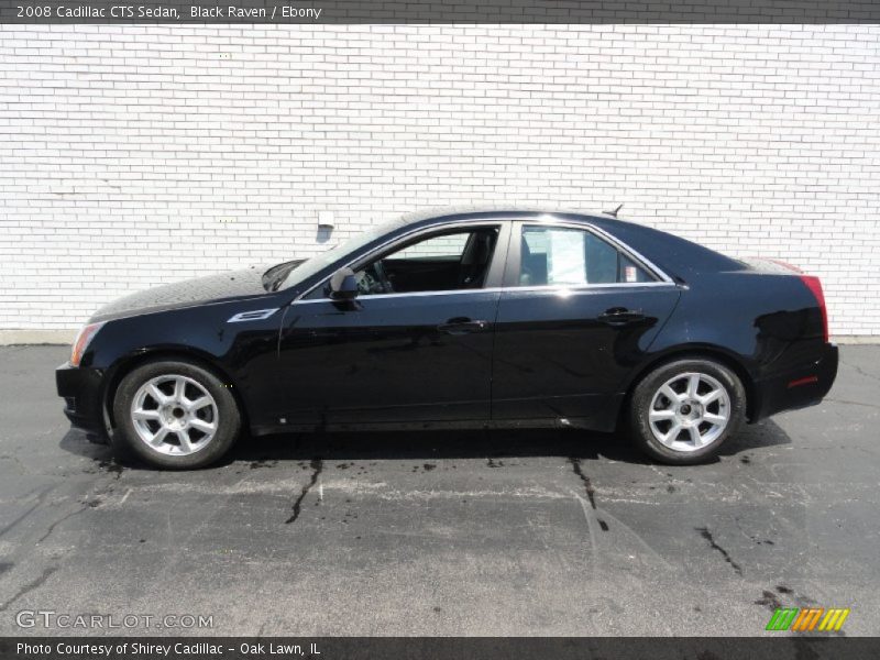 Black Raven / Ebony 2008 Cadillac CTS Sedan