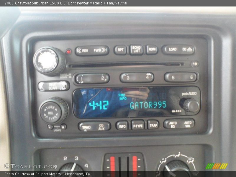Light Pewter Metallic / Tan/Neutral 2003 Chevrolet Suburban 1500 LT