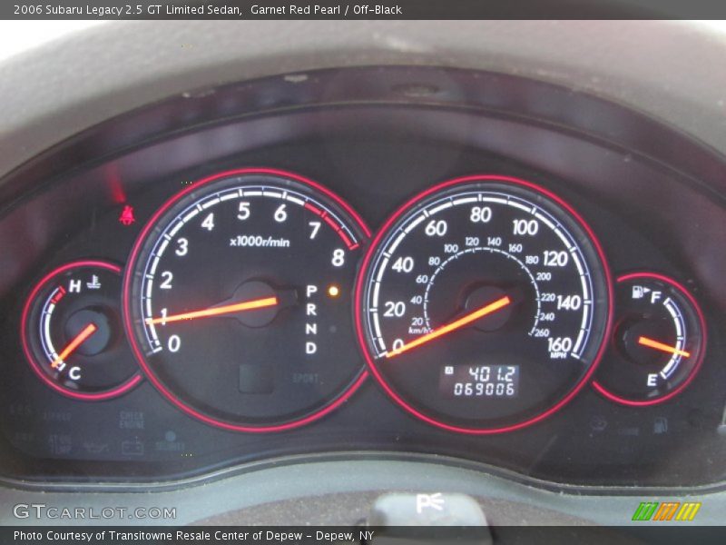 Garnet Red Pearl / Off-Black 2006 Subaru Legacy 2.5 GT Limited Sedan