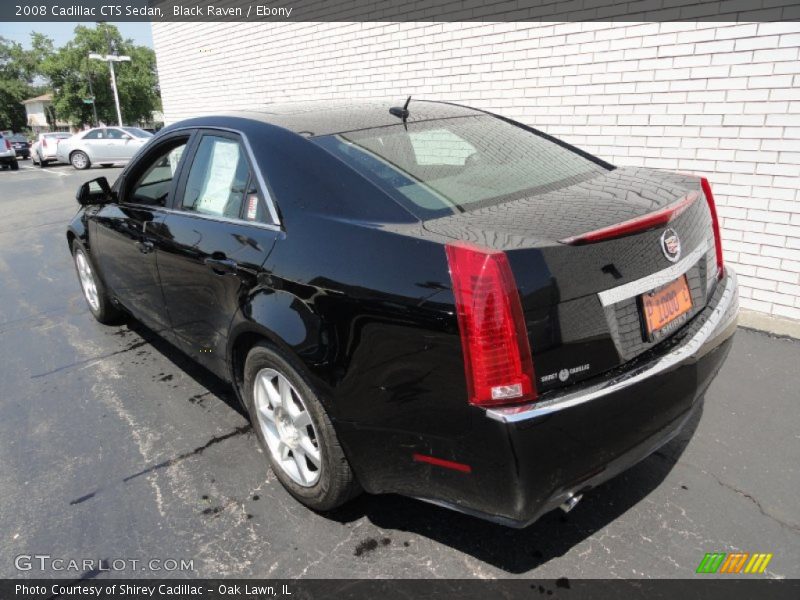 Black Raven / Ebony 2008 Cadillac CTS Sedan