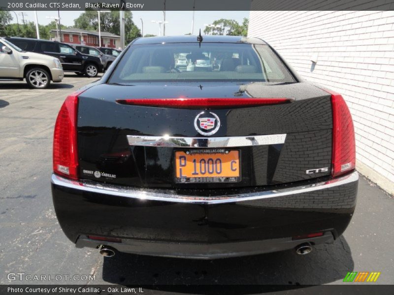 Black Raven / Ebony 2008 Cadillac CTS Sedan