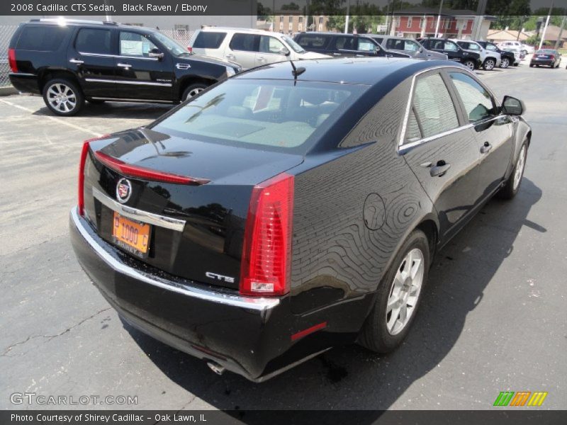 Black Raven / Ebony 2008 Cadillac CTS Sedan