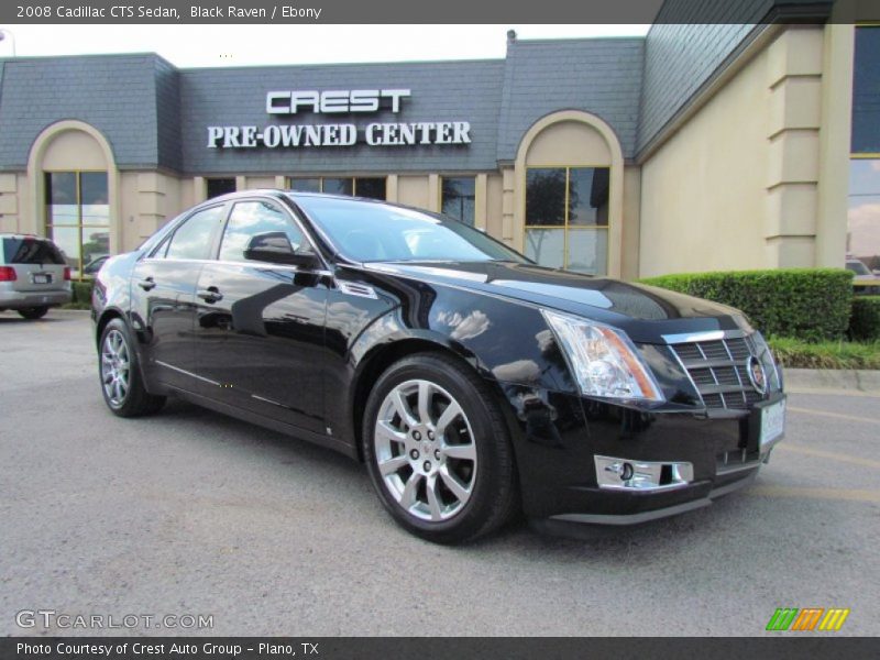 Black Raven / Ebony 2008 Cadillac CTS Sedan