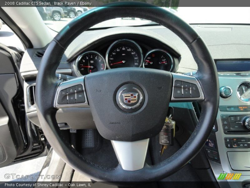 Black Raven / Ebony 2008 Cadillac CTS Sedan