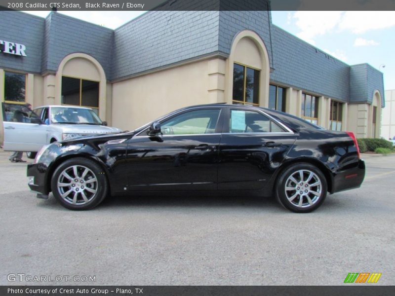 Black Raven / Ebony 2008 Cadillac CTS Sedan