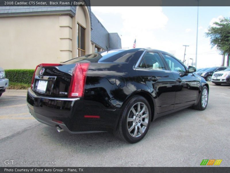 Black Raven / Ebony 2008 Cadillac CTS Sedan