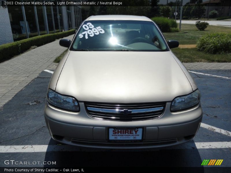 Light Driftwood Metallic / Neutral Beige 2003 Chevrolet Malibu Sedan