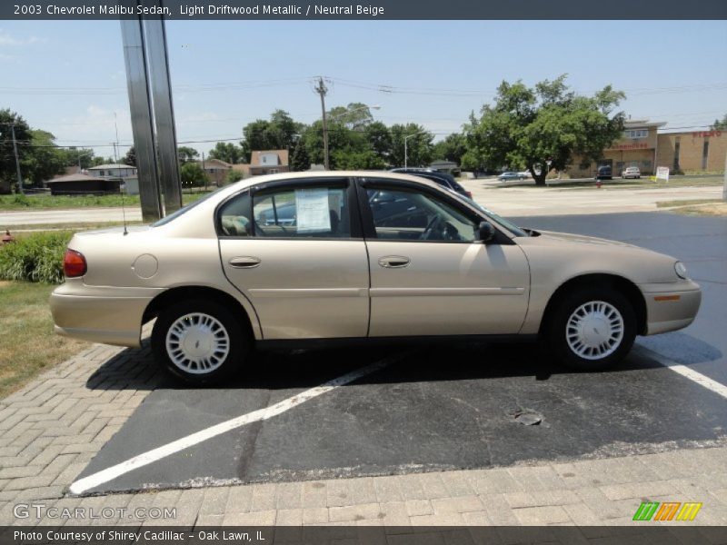 Light Driftwood Metallic / Neutral Beige 2003 Chevrolet Malibu Sedan