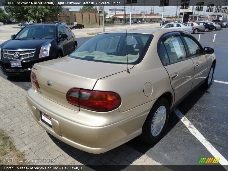 Light Driftwood Metallic / Neutral Beige 2003 Chevrolet Malibu Sedan