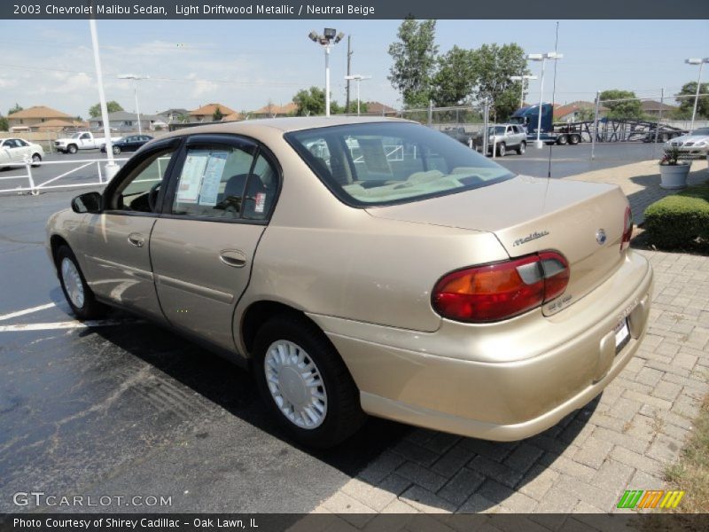 Light Driftwood Metallic / Neutral Beige 2003 Chevrolet Malibu Sedan
