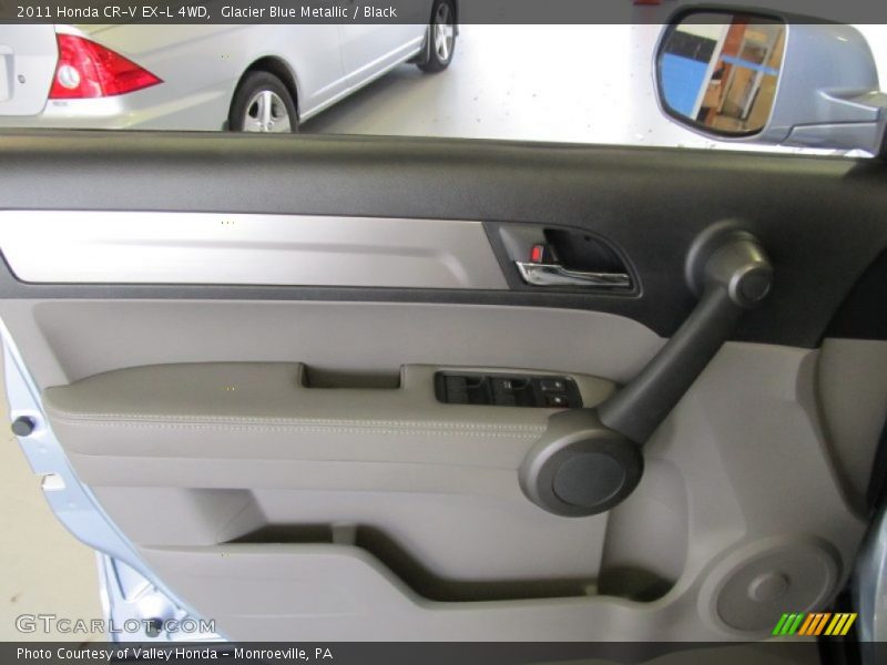 Glacier Blue Metallic / Black 2011 Honda CR-V EX-L 4WD
