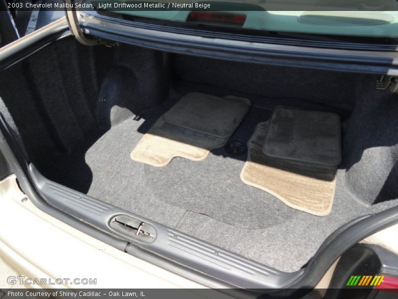 Light Driftwood Metallic / Neutral Beige 2003 Chevrolet Malibu Sedan