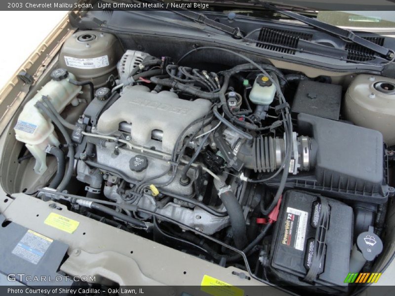 Light Driftwood Metallic / Neutral Beige 2003 Chevrolet Malibu Sedan