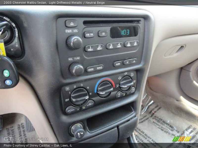 Light Driftwood Metallic / Neutral Beige 2003 Chevrolet Malibu Sedan