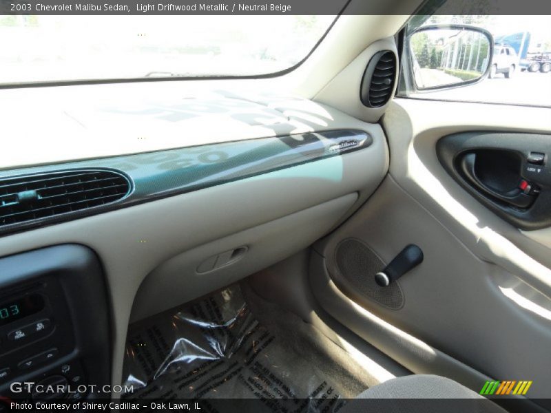 Light Driftwood Metallic / Neutral Beige 2003 Chevrolet Malibu Sedan