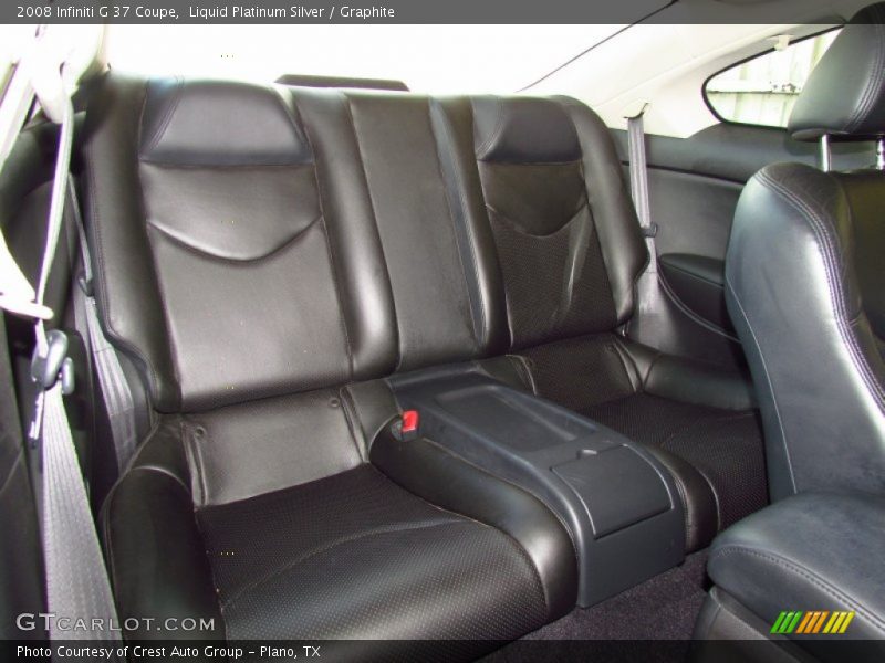 Liquid Platinum Silver / Graphite 2008 Infiniti G 37 Coupe