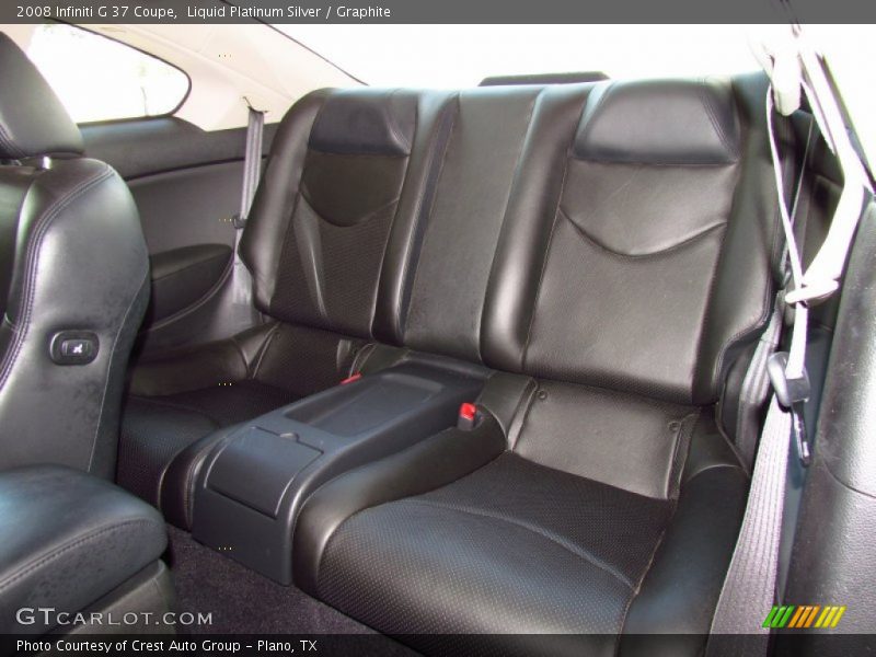 Liquid Platinum Silver / Graphite 2008 Infiniti G 37 Coupe