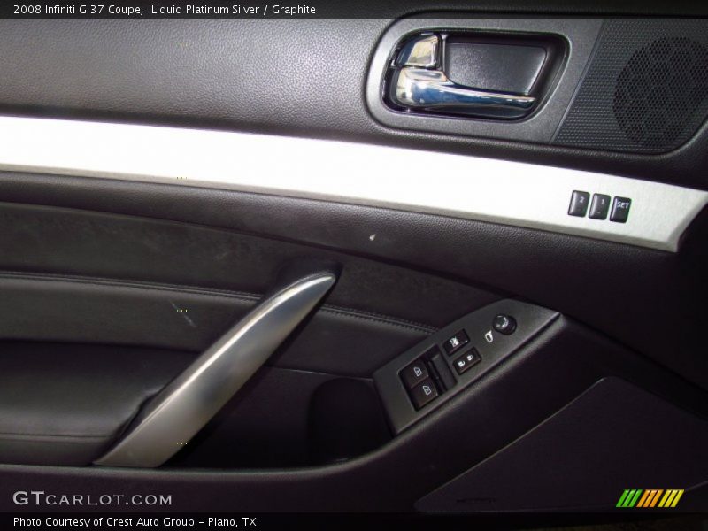 Liquid Platinum Silver / Graphite 2008 Infiniti G 37 Coupe