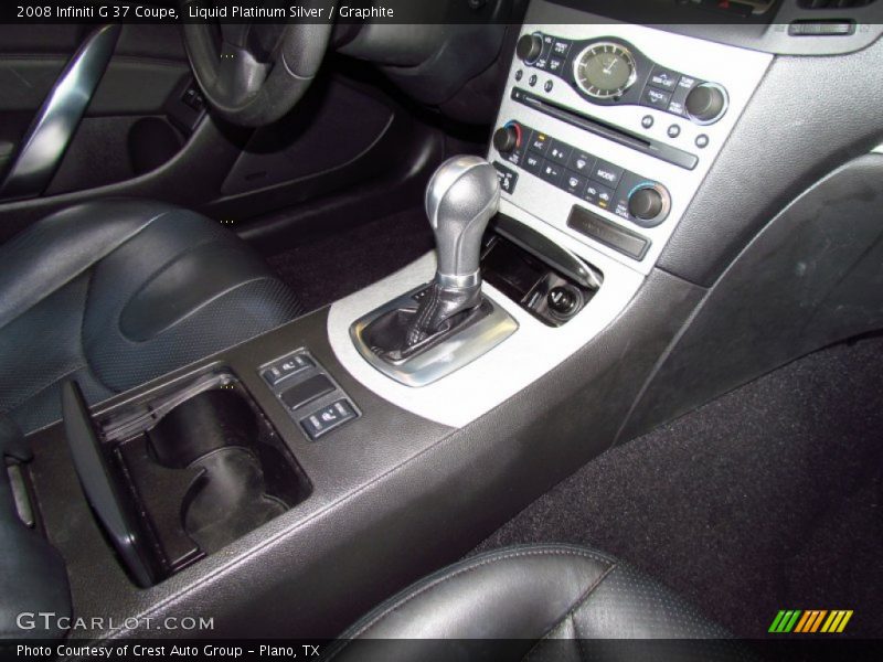Liquid Platinum Silver / Graphite 2008 Infiniti G 37 Coupe