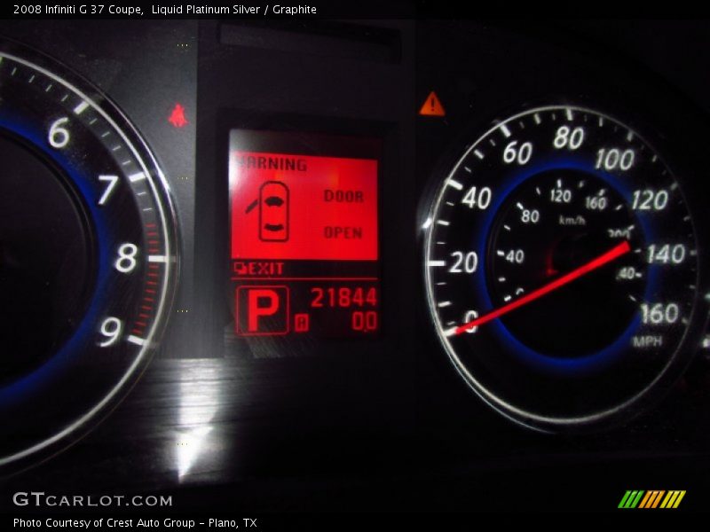 Liquid Platinum Silver / Graphite 2008 Infiniti G 37 Coupe