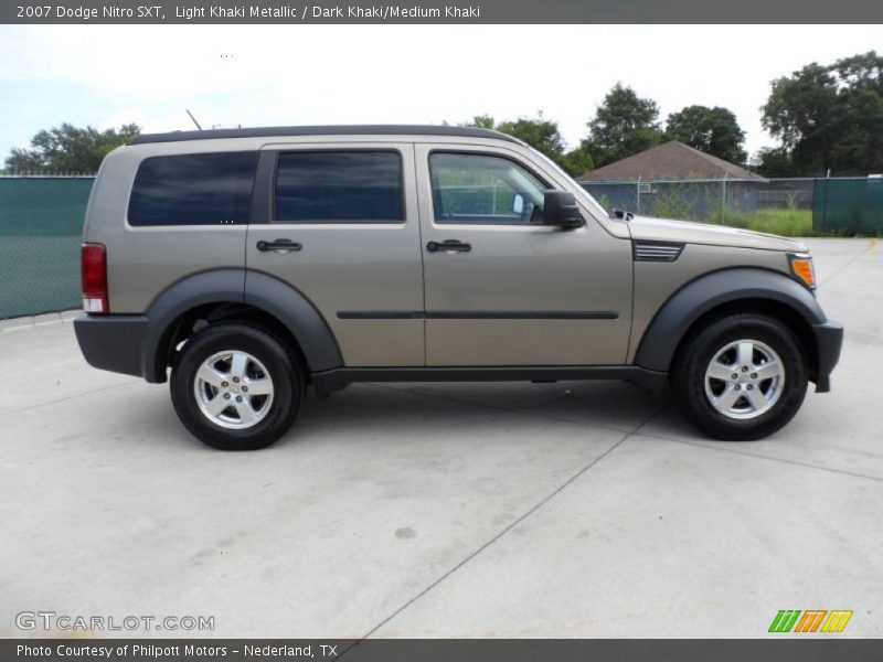 Light Khaki Metallic / Dark Khaki/Medium Khaki 2007 Dodge Nitro SXT