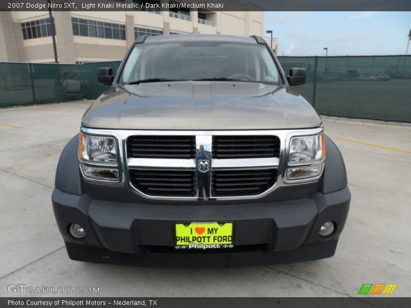 Light Khaki Metallic / Dark Khaki/Medium Khaki 2007 Dodge Nitro SXT
