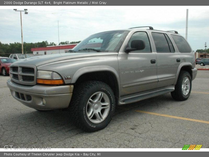 Bright Platinum Metallic / Mist Gray 2000 Dodge Durango SLT 4x4
