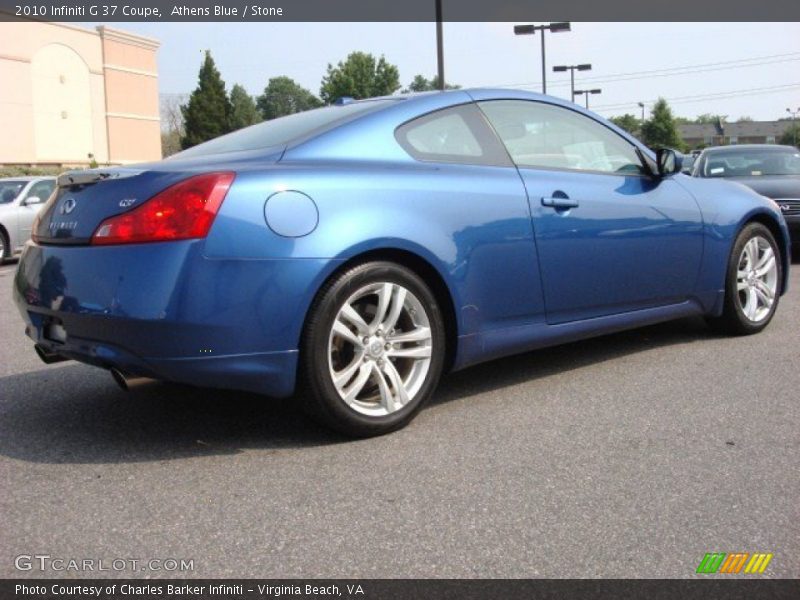 Athens Blue / Stone 2010 Infiniti G 37 Coupe