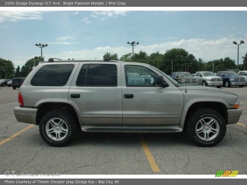 Bright Platinum Metallic / Mist Gray 2000 Dodge Durango SLT 4x4