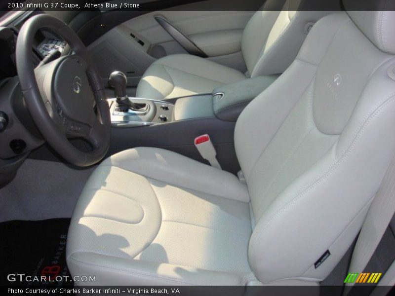 Athens Blue / Stone 2010 Infiniti G 37 Coupe