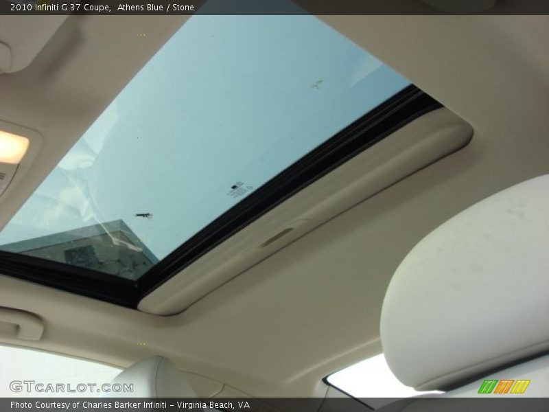 Athens Blue / Stone 2010 Infiniti G 37 Coupe