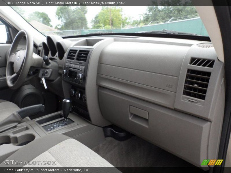 Light Khaki Metallic / Dark Khaki/Medium Khaki 2007 Dodge Nitro SXT