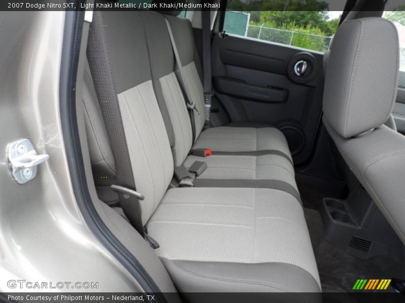 Light Khaki Metallic / Dark Khaki/Medium Khaki 2007 Dodge Nitro SXT