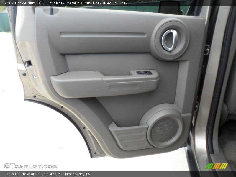Light Khaki Metallic / Dark Khaki/Medium Khaki 2007 Dodge Nitro SXT