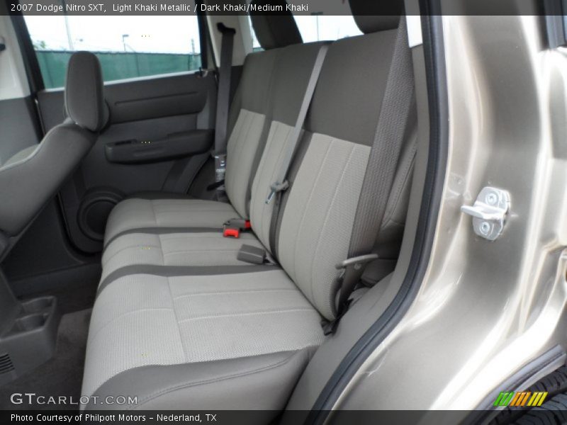Light Khaki Metallic / Dark Khaki/Medium Khaki 2007 Dodge Nitro SXT