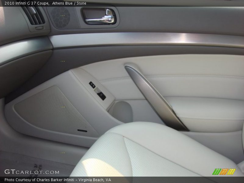 Athens Blue / Stone 2010 Infiniti G 37 Coupe